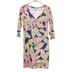 Lilly Pulitzer Palmetto Dress In The Vias Pima Cotton Dress XS